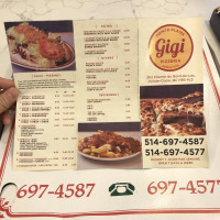 Gigi Restaurant menu