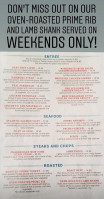 Walters Neptunes menu