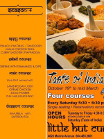 Little Hut Curry menu