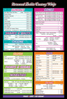 Rodos Pizza menu