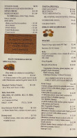 Valois' menu