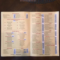 Pagoda Inn Restaurant menu