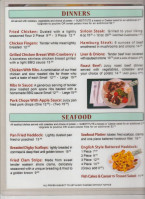 East Side Family Restaurant menu