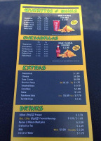 Burrito Jax Express Ziggy Peelgood's menu