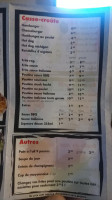 Diamond B Q Pizzeria menu