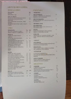 Artusi menu