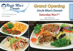 Uncle Moe's Donairs Falafels menu