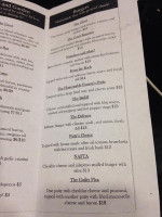 The Broken Gavel menu