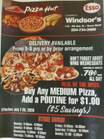 Pizza Hut menu