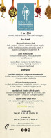 Waterfront menu