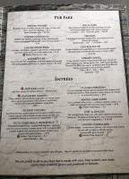 Jester's Court Pub Eatery menu