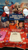 Chuck E. Cheese's menu