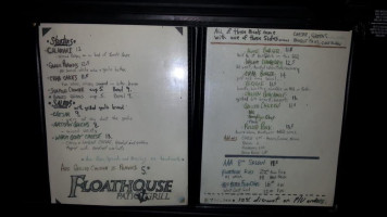 FloatHouse Patio & Grill menu