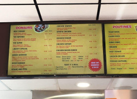 Liberty Subs & Donairs menu