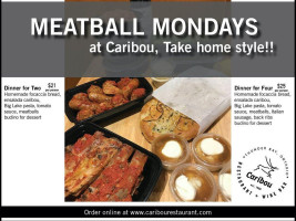 Caribou Restaurant & Wine Bar menu