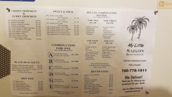 My Little Saigon menu