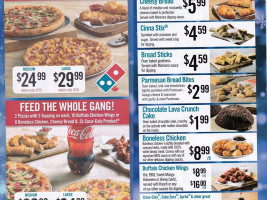 Domino's Pizza menu