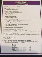 A&W Valemount menu