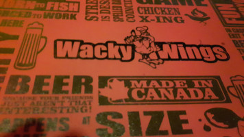 Wacky Wings Eatery menu