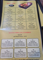 Wiarton Inn menu