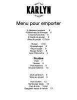 Resto-Bar Chez Grand-Man menu