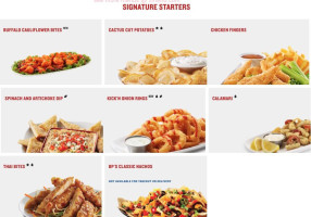 Boston Pizza menu