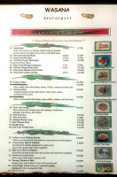 Wasana menu