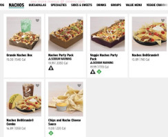 Taco Bell menu