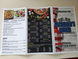 L And A Diner menu