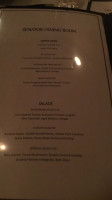 Gallery Dining Room menu