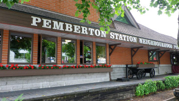 The Pemberton Station Pub outside