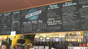 Rocky Mountain Pizza & Bakery menu