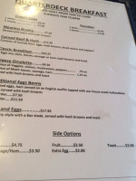 Quarterdeck Restaurant and Pub menu