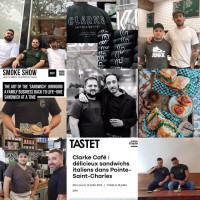 Clarke Cafe Speisekarte