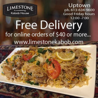 Limestone Kabob House food