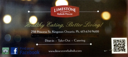 Limestone Kabob House menu