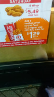 Popeyes Louisiana Kitchen menu