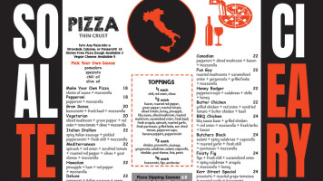 The Boot Social Pizzeria menu