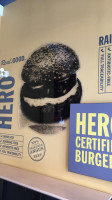 Hero Certified Burgers menu