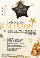 Pot Masson menu