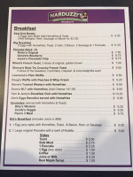 Narduzzi's Family Plaza menu