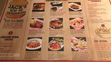 Jack Astor's menu