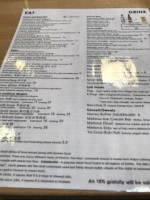 Zen Gardens menu
