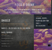 Siegel's Bagels menu