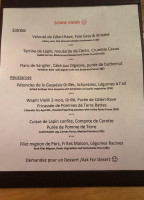 Beclub Bistro menu