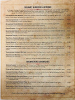 Brownstone Cafe menu