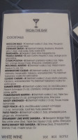 Brownstone Cafe menu