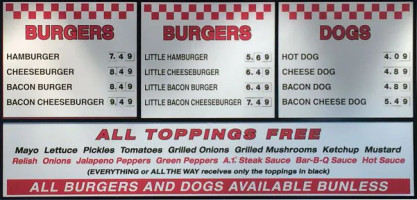 Five Guys menu