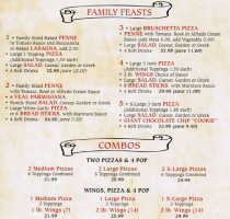 La Pizza & Pasta menu