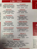 Rinaldo's menu